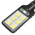 thumbnail image 4 of Luz de calle solar para exteriores, luz de pared para patio con detección del cuerpo humano, luz de mesa de jardín con control remoto LED a prueba de agua, 4 of 6
