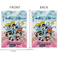 thumbnail image 4 of Las Chicas Superpoderosas-bandera de jardín temática. Regalo perfecto para fans, amigos y familiares, ideal para actividades al aire libre y decoración de fiestas.28CM*45CM, 4 of 5