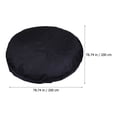thumbnail image 2 of HEATSHAKING bathtub covers Black Polyester Taffeta Rain Protection Courtyard 1Pack, 2 of 7