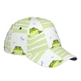 thumbnail image 4 of Xecao Frogs and Dragonflies for Baseball Cap: Unisex, crafted from classic polyester twill fabric, featuring a soft unconstructed design, 4 of 9