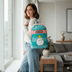 thumbnail image 3 of Mochila Escolar Primaria Reforzada con personaje Molang Color Menta, 3 of 5