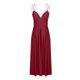 thumbnail image 4 of Puntoco Vestidos Mujer Verano Vestido con Tirantes para Mujer con Espalda Abierta Vestido Largo De Color Sólido Vestido con Cuello En V con Tirantes, 4 of 6