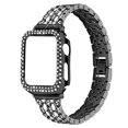 thumbnail image 1 of Five Beads Metal Watch Strap+Anti-Wear Protective Case for Apple Watch Series 3/2/1 38mm, 1 of 5