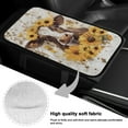 thumbnail image 7 of Yuyamidu Cow Arm Rest Cover Car Center Console Pad for Most Sedan Truck Van Sunflower Car Center Console Cover Accessories Warm Auto Arm Rest Cover Pad, 7 of 7