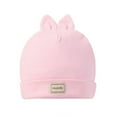 thumbnail image 1 of Baby Boy Girl Solid Color Cotton Cap Summer Hat with Ears Triangle Towel Scarf, 1 of 10