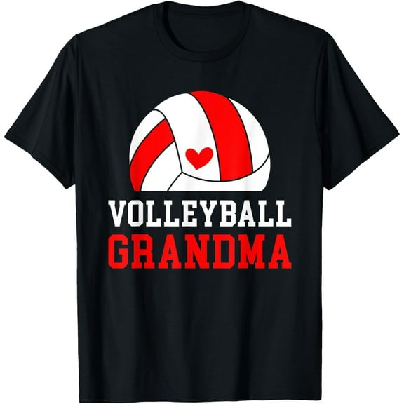Volleyball Grandma Proud Volleyball Player Grandmother T-Shirt