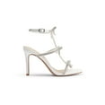 thumbnail image 2 of Women’s Heeled Sandals Stiletto Heels Rhinestone Bow Sandals, 2 of 8