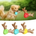 thumbnail image 2 of XBASW Pet Dog Chewing Toy Round Hollow Antler Dog Toys Teething Cleaning Chew Toy, 2 of 7