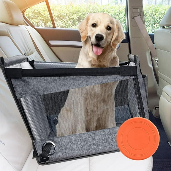 Sunnydeer Dog car seat for Medium Dogs, Dog seat for car, Waterproof, Stable, Easy