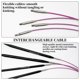 thumbnail image 4 of Juego de agujas de tejer circulares intercambiables Froggod de 11,5 cm, 4 of 7