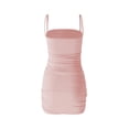 thumbnail image 4 of Vestido de verano sin mangas con cuello barco para mujer, vestido ajustado para club nocturno, rosa, S Eigraketly AP1098-25B, 4 of 7