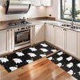 thumbnail image 3 of Kitchen Rugs Sets Of 2,Halloween Cute Ghosts Pattern Anti Fatigue Kitchen Mat Rugs Non Slip Washable,Decorative Kitchen Floor Mats for Kitchen,Sink,Laundry,17"X47", 3 of 5