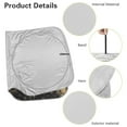thumbnail image 7 of Jeiento Gothic Style Car Sun Shade for Windshield Foldable Windshield Sunshade Car Front Sunshade Blocks Sun Visor Easy to Install Universal Fit Most Cars Women Men, 7 of 7