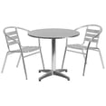 thumbnail image 1 of 31.5RD Aluminum Table Set, 1 of 4