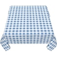 thumbnail image 5 of Square Tablecloth 60 x 60 Inch, Blue White Gingham Square Table Covers Water Resistant Table Cloth Polyester Table Cover for Kitchen Dinning Tabletop Outdoor, 5 of 8