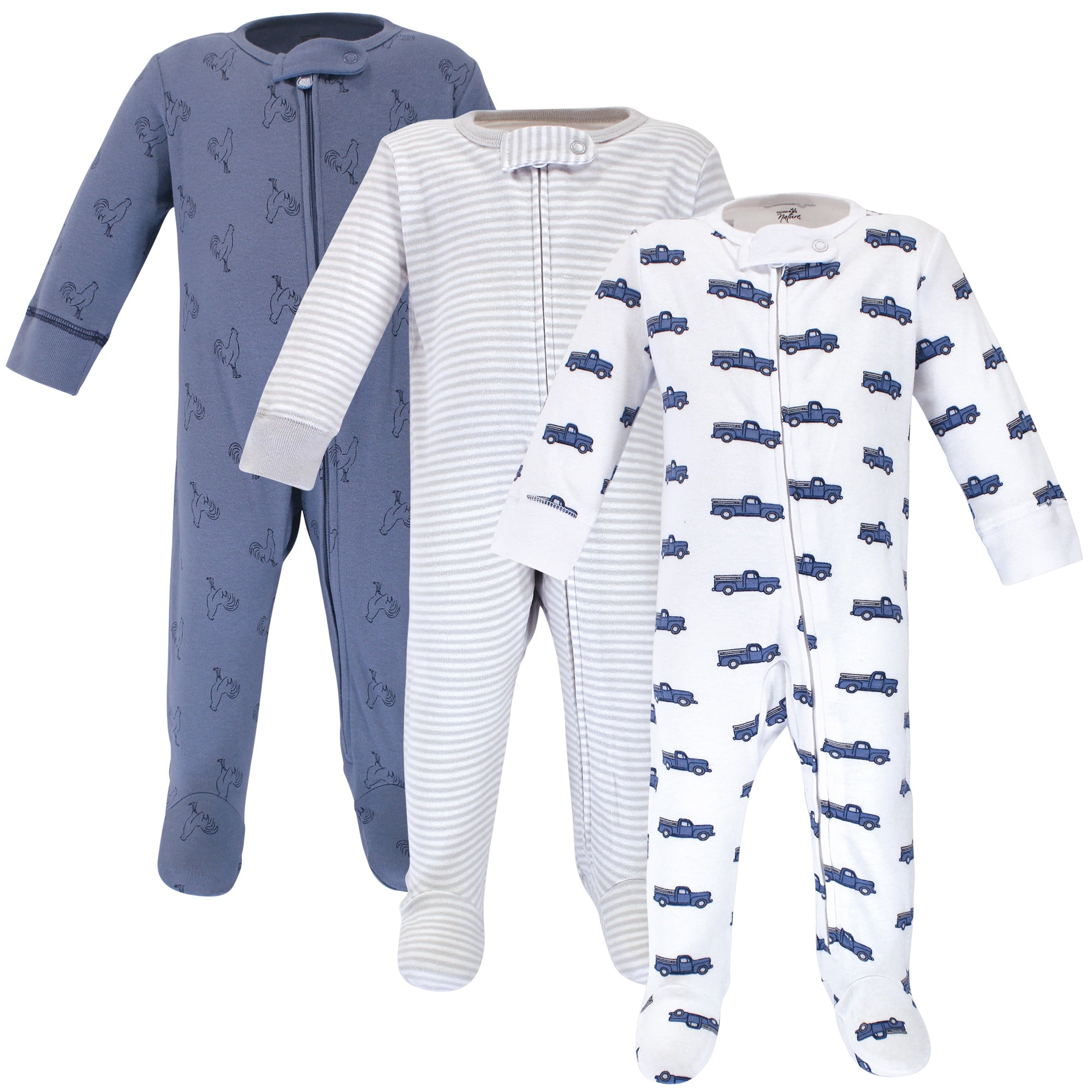Touched by Nature Touched by Nature Baby Boy Organic Sleep N Play, 3