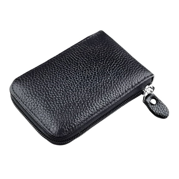 gastropod Men's Boys Leather Wallet Credit Card Holder Bag Coin Zipper Pocket Organizer RFID Blocking Thin Purse Hodler