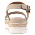 thumbnail image 3 of Style & Co. Womens Ferannie Faux Leather Heeled Espadrilles, 3 of 3