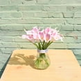 thumbnail image 3 of Morttic 20pcs Artificial Calla Lily Silk Flowers 13.4" for Home Kitchen Wedding Table Decoration (Light Pink), 3 of 18