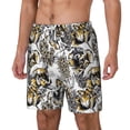 thumbnail image 2 of Balery Tulips Flowers Mens Swim Trunks Swim Shorts for Men Quick Dry Inseam Beach Shorts with Compression Liner Pocket-Medium, 2 of 9