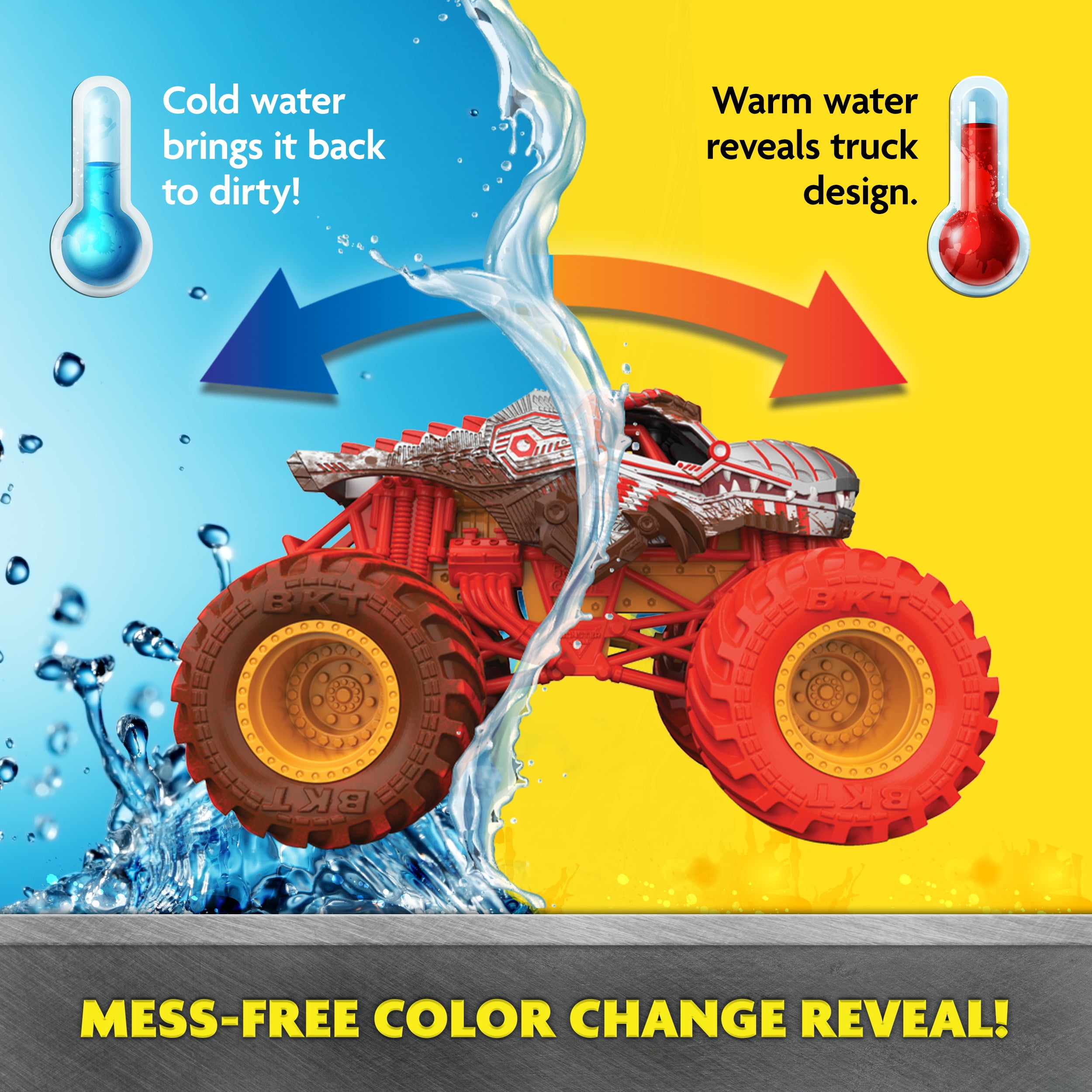 Monster Jam Mud Blasters Monster Mutt Dalmatian Dunk Tank Playset