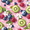 Pink Blueberries, variant on Yayeee Foldable Storage Basket for Shelves with Handles Waterproof Cloth Bins, Pink Kiwi