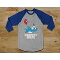 thumbnail image 4 of Tstars Boys Unisex Birthday Shark Birthday Party Shirt Gift Birthday Party Graphic Tee Birthday Gift Birthday Shirts for Boy B Day 3-4 Sleeve Baseball Jersey Toddler Shirt, 4 of 5