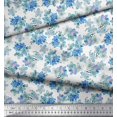 thumbnail image 2 of Soimoi polyester Crepe Fabric Scorpion Grasses Floral Print Sewing Fabric Yard 52 Inch Wide, 2 of 3