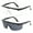 Clear, Smoke, variant on OWL Side Fit Safety Glasses for Men, Adjustable Temples Wide-Vision Eyewear for Lab & Work -Clear