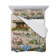 thumbnail image 7 of Spring Daisy Twin Size Down Alternative Comforter,Lightweight Comforter Quilt Bedding Set with Pillow Shams Flowers Farmhouse Leaves Floral Pots Country Retro Bed Comforter Duvet Insert 68"x86", 7 of 7