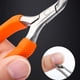 thumbnail image 3 of Soidarity Manicura Nail Cuticle Nipper Tijeras Dead Skin Remover Clippers Tool Mango de silicona Antideslizante Cuidado profesional Rojo Type3 NO3, 3 of 6