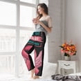thumbnail image 4 of KLL Womens Ribbon With Angel Wings Print Pajama Pants Soft Pajama Bottoms for Women Cozy Lounge Pants, 4 of 5