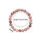 thumbnail image 3 of Pulsera de Piedra Natural Púrpura Tianhe Esmerilado Piedra Volcánica con Tarjeta Pulsera de Piedra Natural, 3 of 7