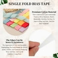 thumbnail image 3 of Uxcell Single Fold Bias Tape Wide Cotton Bias Binding Tape Hemming for DIY Crafts Garment Sewing Seaming Piping Quilting White, 3 of 7