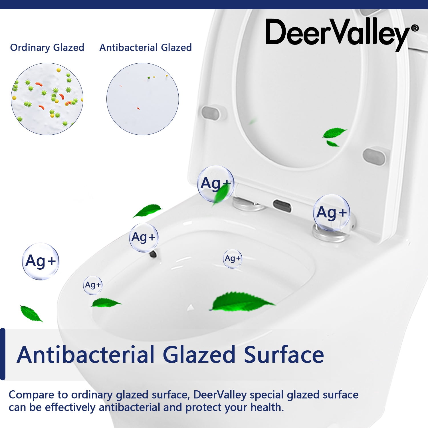 DV-1F0073 Ally Bathroom Toielt, One-Piece Toielt Dual-Flush Elongated Floor Mounted Toilet with White Glazed Surface(Seat Included)