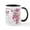 White/Black Inside, variant on CafePress - 80Th Birthday Crocus Gift Mug Mugs - 11 oz Ceramic Mug - Novelty Coffee Tea Cup