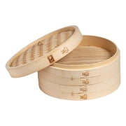 Joyce Chen 2-Tier Bamboo Steamer Baskets, 12-Inch