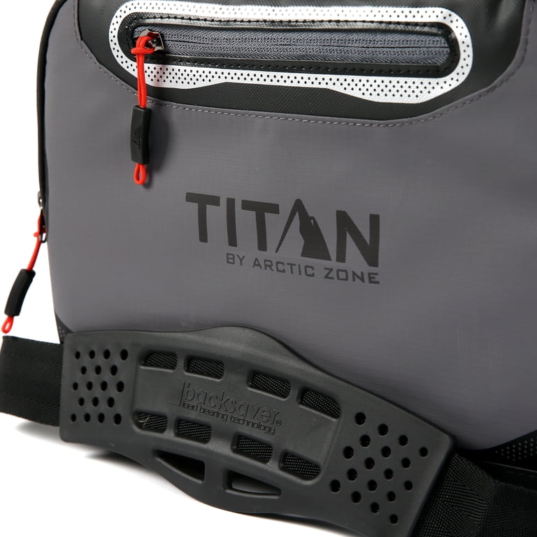 Arctic Zone Titan Cooler, 16 Can, Zipperless, Sharkskin Gray