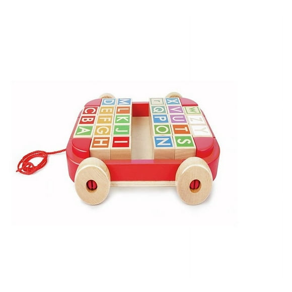 Carrito de Arrastre con Bloques Apilables Hape E0487