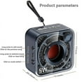 thumbnail image 5 of 2023 New Dw12 Transparent Mecha Bluetooth Speaker Home Outdoor Portable Subwoofer Audio Hifi Sound Speaker Retro Beautiful Gift, 5 of 5