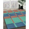 thumbnail image 3 of Ahgly Company Machine Washable Indoor Square Transitional Rosy-Finch Purple Area Rugs, 6' Square, 3 of 7