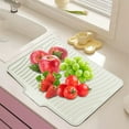 thumbnail image 6 of IMossad Silicone Dish Drying Mat for Kitchen Counter with Built-in Drain, Easy Clean Pad for Countertop Protection, Fast Self-Draining Slope, Eco-Friendly Non-Slip, 6 of 7