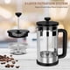 thumbnail image 2 of Cafetera de prensa francesa de 34 oz, cafetera de prensa francesa grande, cafetera de prensa francesa con 3 filtros, vidrio de borosilicato resistente al calor, cafetera, regalo perfecto para los, 2 of 5