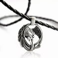 thumbnail image 5 of Norse Retro Vikings Odin's Ravens Symbol Pendant Necklace Jewelry Huginn Muninn, 5 of 9