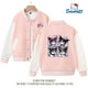 thumbnail image 2 of Kuromi Sanrios-Chaqueta de dibujos animados Kawaii para mujer, uniforme de béisbol holgado, regalo de cumpleaños, primavera y otoño, 2 of 4