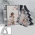 thumbnail image 1 of Plantillas para álbumes de recortes Ammsochy con marco de árbol de metal 3D, 20,6 x 14,6 cm, 1 of 5