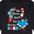 thumbnail image 3 of Dr. Seuss - Oh! Places You'll Go When You Read - Youth Long Sleeve Graphic T-Shirt, 3 of 6