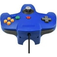 thumbnail image 2 of RetroFam Nintendo 64 N64 Control de Joystick de Videojuego con Cable, Azul, 2 of 5