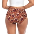 thumbnail image 3 of Womens Underwear - American Football1 No Show Seamless Underwear for Women, Stretch Women's Panties, Hipster Soft Comfort Ladies Panties Bikini Underwear Briefs, 3 of 6