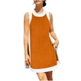 thumbnail image 2 of Taylonsss Womens Two Piece Set Round Neck Sleeveless Casual Solid Skirt Set Summer Spring Outfit, 2 of 6
